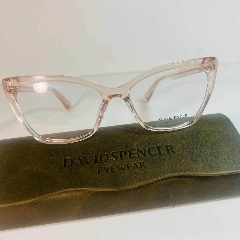 David Spencer acetate champagne glassess for women new cat eye